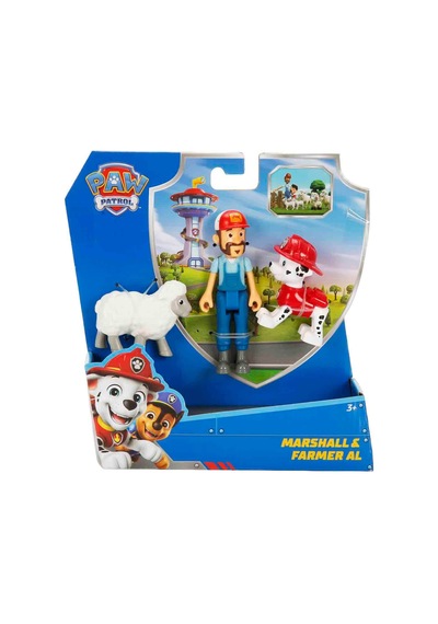 Paw Patrol 3 Lü Figür Seti 6072983 Marshall Ve Farmer Al Cicciobello