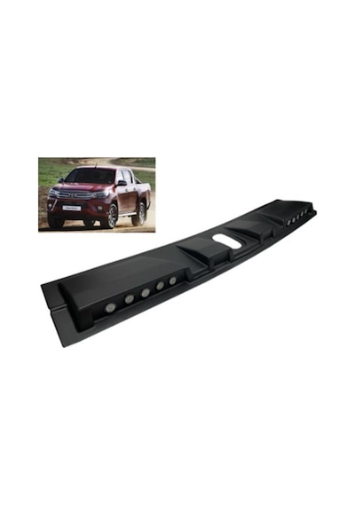 Toyota Hilux 2015+ Led Li Moonvisor Beyaz Led Kaput Üstü Güneşlik