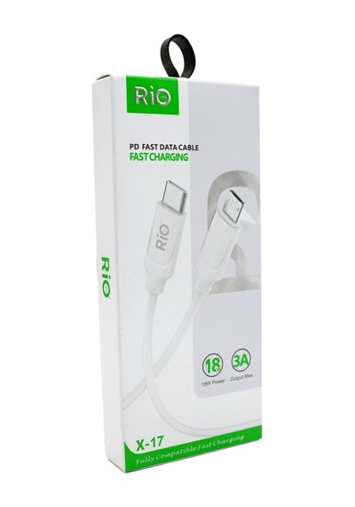 Rio Tech X-17 Pd Hızlı Şarj Ve Data Kablosu