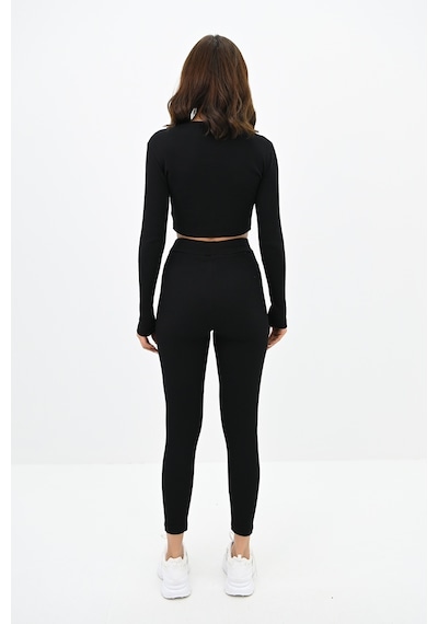 Koza Butik Kadın Kaşkorse Crop Tayt Takım 3727-23 001