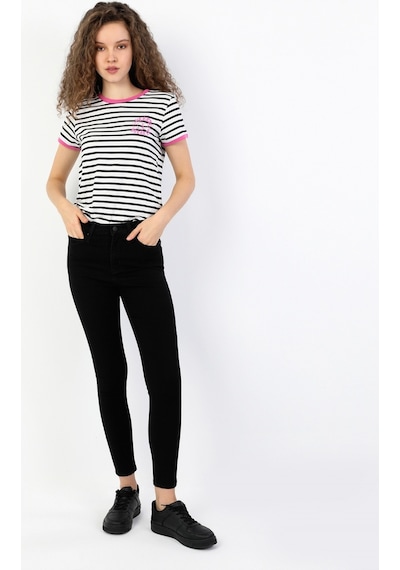 Colin's 760 Dıana Yüksek Bel Dar Paça Super Slim Fit Siyah Kadın Jean Pantolon CL1048676_Q1.V1_DN06933 Siyah Colin's 760 Dıana Yüksek Bel Dar Paça Super Slim Fit Siyah Kadın Jean Pantolon CL1048676_Q1.V1_DN06933 Siyah