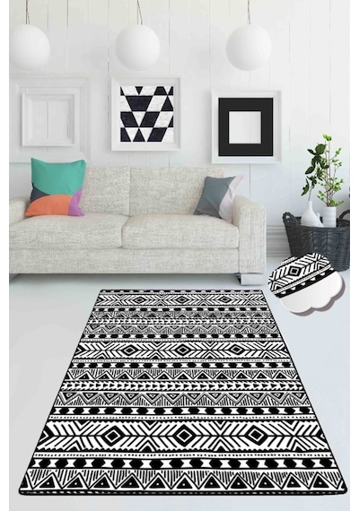 Arrow 100X300 Cm Dekoratif Halı , Kaymaz Halı