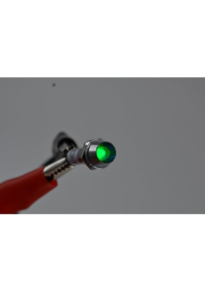Mini Metal Göz Lamba Yeşil Led Sinyal Uyarı Işığı