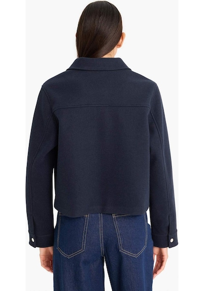 Defacto Regular Fit Polo Yaka Düğmeli Kaşe Mont E8628ax25aunv250 Lacivert Defacto Regular Fit Polo Yaka Düğmeli Kaşe Mont E8628ax25aunv250 Lacivert