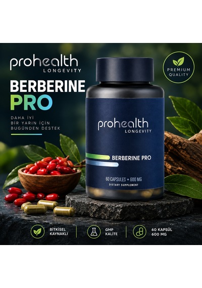 Prohealth Longevity Berberine Hcl Pro 600 Mg 60 Capsules