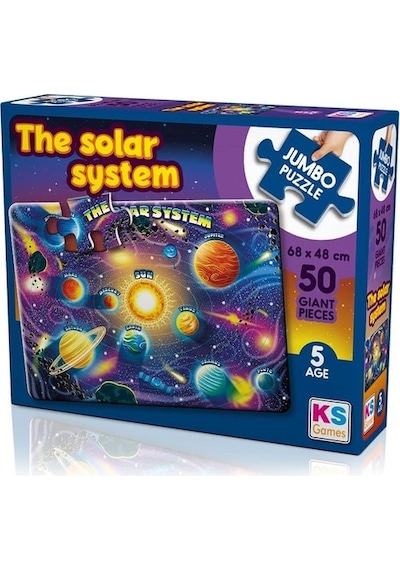 Ks Games 50 Parça Jumbo Puzzle Planets Of Solar System