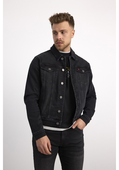 Vigoss Actıon Erkek Battal Denim Ceket B96234-73537 Siyah-aw15