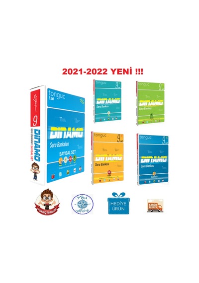 Tonguç 9. Sınıf Dinamo Sayısal Soru Bankası Set 2021-2022