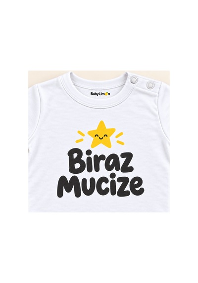 Babylimon Biraz Mucize Beyaz Kısa Kollu Çıtçıtlı Bebek Zıbını Beyaz - Biraz Mucize - 928161960 Beyaz - Biraz Mucize Babylimon Biraz Mucize Beyaz Kısa Kollu Çıtçıtlı Bebek Zıbını Beyaz - Biraz Mucize - 928161960 Beyaz - Biraz Mucize