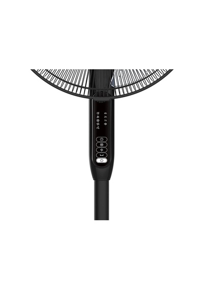 Goodhome 40 Cm Siyah Ayaklı Vantilatör, 3 Hız Kademeli, Uzaktan Kumandalı, 7 Saat Zamanlayıcılı, 82