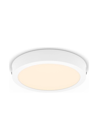 Led Gömme Spot İnce Yüzey, 12 W, Sıcak Beyaz Işık 2700k , Yuvarlak, Beyaz Diğer