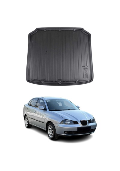 Seat Cordoba 2002-2009 Arası Uyumlu Araca Özel Kauçuk Tpe Bagaj Havuzu Siyah