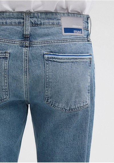 Mavi Erkek Mılan Mid Vintage Premium Blue 0081083030 Mavi
