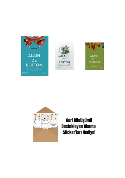 Çalışmanın Mutluluğu Ve Sıkıntısı + Felsefenin Tesellisi + Havalimanında Bir Hafta + Okuma Sticker'ları