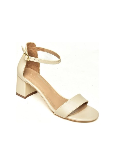 Fox Shoes U578451009 Ten Kalın Topuklu Kadın Ayakkabı Ten