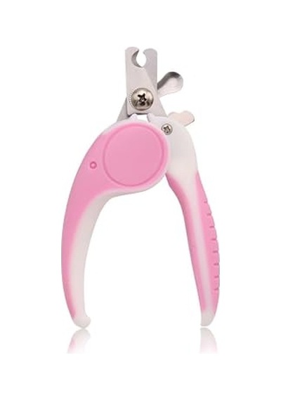 Çelik Uçlu Pembe Kedi Köpek Büyük Tırnak Makası Cin310pm