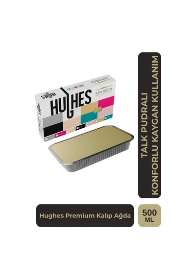 Hughes Profesyonel Kalıp Ağda 500 Ml Talk Pudralı