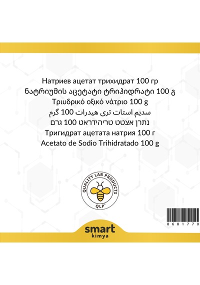 Sodyum Asetat Trihidrat 100 G