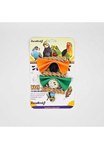 Eurobird Kuş Oyuncağı Zilli 3 Burgu 2 Keçe 2 Top