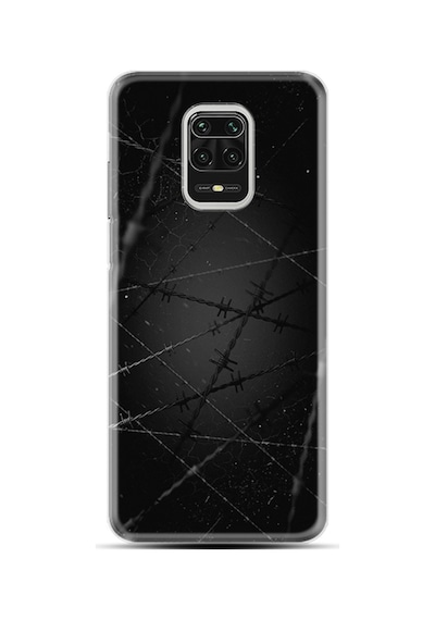 Xiaomi Redmi Note 9S Kılıf Desenli Dikenli Tel 1779