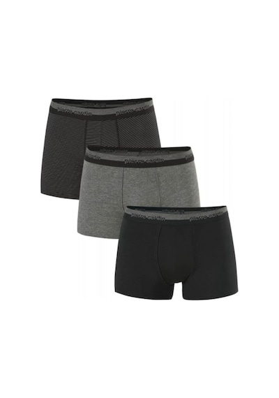 Pierre Cardin Erkek 3 Lü Boxer Seti Siyah