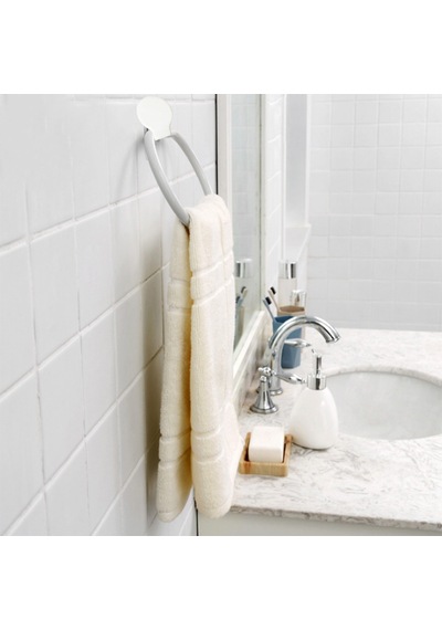 Güçlü Otel Ev Etiketi El Havlu Tutucu Yüzük Banyo Havlu Raf Çok Renkli