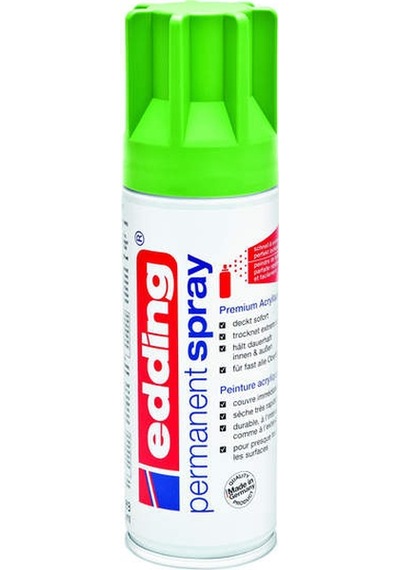Edding Permanent Sprey Boya 200 Ml. 927 Sarı Yeşil