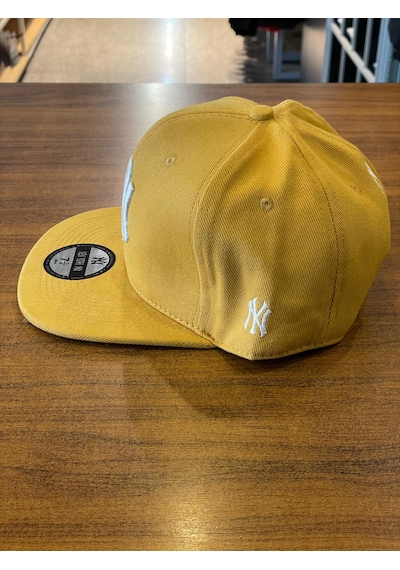 Hamze Ny New York Nakış Hip-hop Snapback Rapper Basket Beyzbol Şapka Cap Hardal