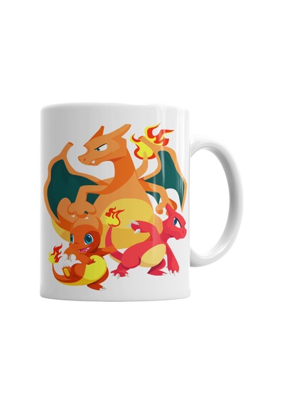 Game Charmander Evolutions Kupa Bardak Porselen Karışık