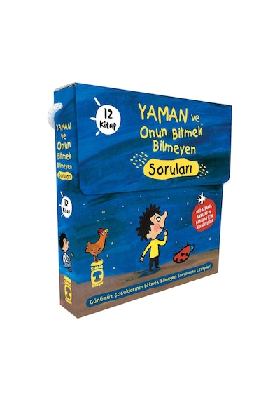 Yaman ve Onun Bitmek Bilmeyen Soruları Seti-12 Kitap Takım Kutulu - Gwenaelle Boulet - Timaş Çocuk