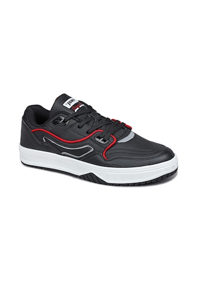 Jump 28520 Siyah - Beyaz Erkek Sneaker Günlük Spor Ayakkabı Siyah - Kırmızı