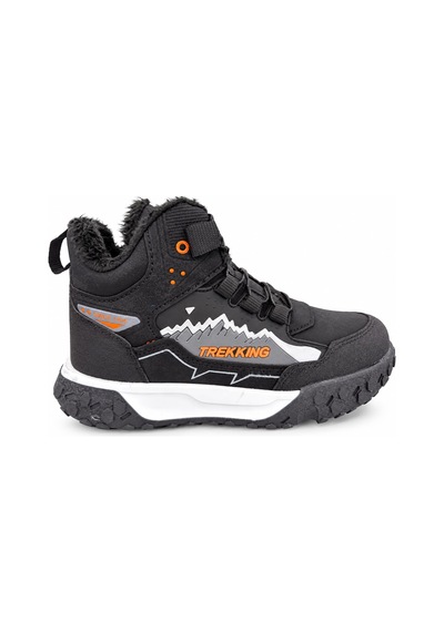 Tutınom Çocuk Mekanizma Bağcıklı Sportif Tasarım İçi Tüylü Outdoor Trekking Bot Siyah - Turuncu Tutınom Çocuk Mekanizma Bağcıklı Sportif Tasarım İçi Tüylü Outdoor Trekking Bot Siyah - Turuncu