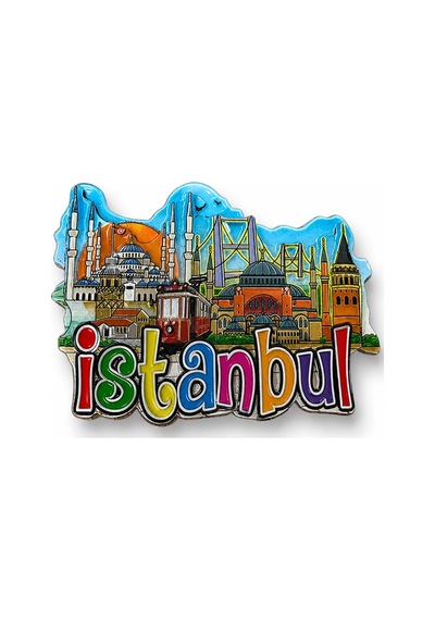 İstanbul Temalı Silikon Buzdolapı Süsü Magnet 92827894