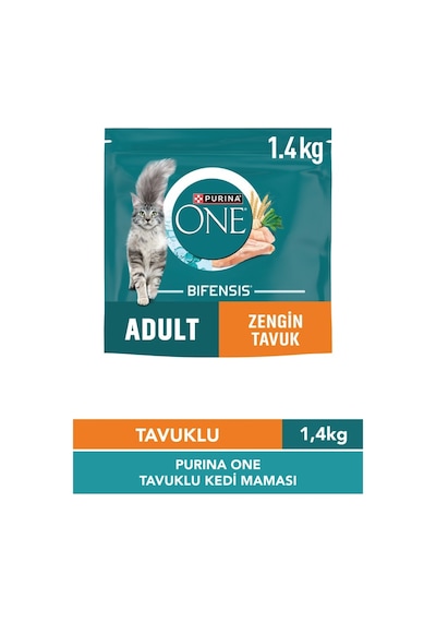 Purina One Tavuklu Yetişkin Kedi Maması 1,4 Kg