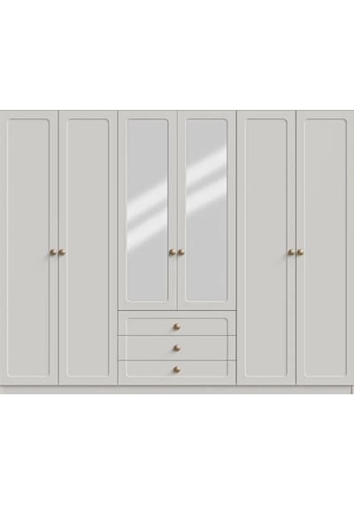 Mira Mdf 6 Kapaklı Dolap Aytaşı Mira Mdf 6 Kapaklı Dolap Aytaşı