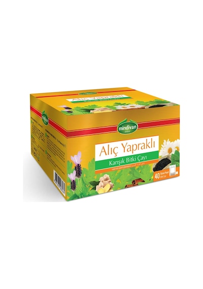 Mindivan Alıç Yapraklı Karışık Bitki Süzen Poşet Çay 40 x 1.5 G