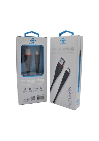 (Type-C) 2400Mah Hızlı Şarj Veri Aktarımı Arbaks Arb402