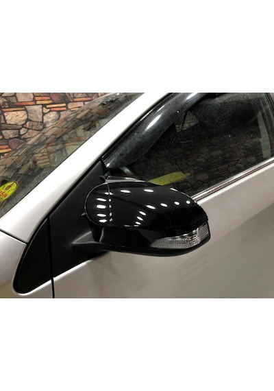 Toyota Corolla Uyumlu Ayna Kapağı Parlak Siyah Batman Ayna Kapağı