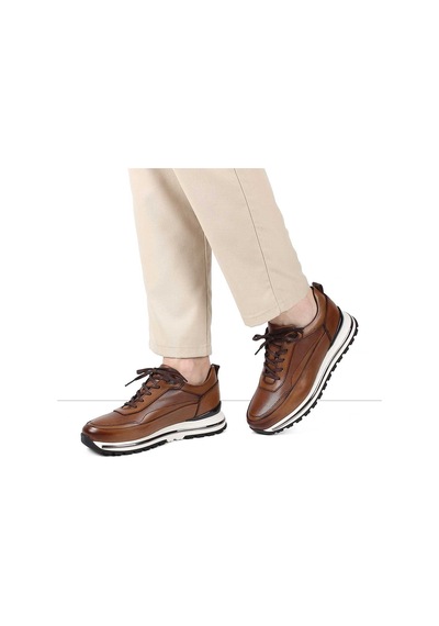 Erkek Taba Kalın Tabanlı Sneaker