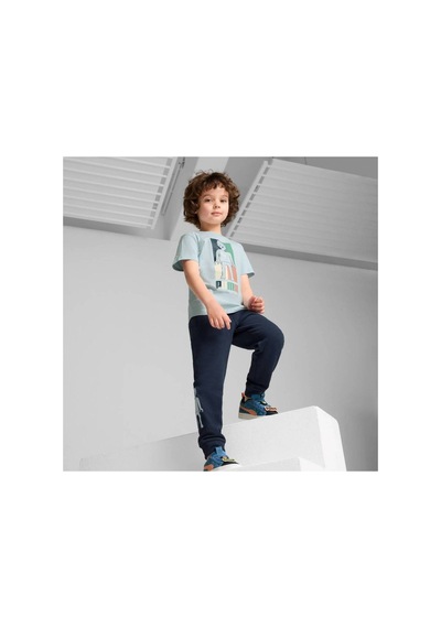 Puma X Playmobil Sweatpants Çocuk Eşofman Altı Lacivert Lacivert