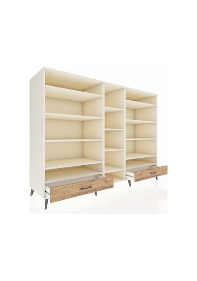 Kronos Dolap 14 Raflı 2 Çekmeceli 220x59x163 Aytaşı-aytaşı/çam Aytaşı-aytaşı/çam Kronos Dolap 14 Raflı 2 Çekmeceli 220x59x163 Aytaşı-aytaşı/çam Aytaşı-aytaşı/çam