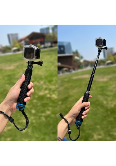 Gopro İle Uyumlu Selfie Çubuğu,gopro/djı İle Uyumlu Aksiyon Kamera Selfie Çubuğu,alüminyum Gövde,su Altı Kullan