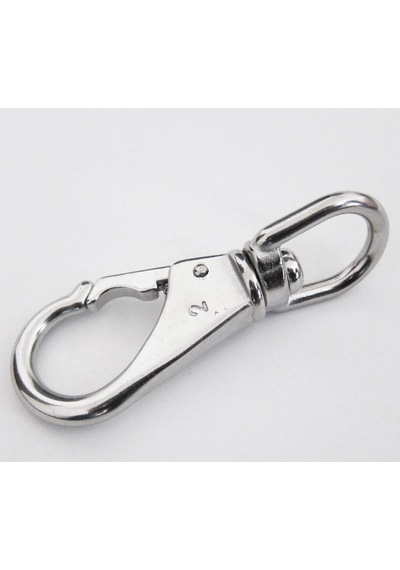 Fırdöndülü Karabina. Paslanmaz Krom. No 1 5/8"