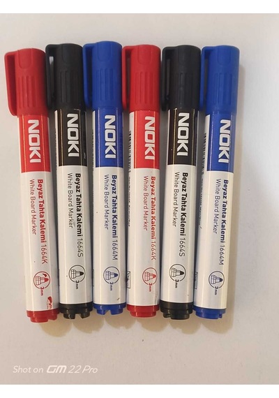 Tahta Kalemi 3 Renk 2'şer Adet Çok Renkli
