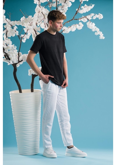 Slimfit Pamuklu Bisiklet Yaka Likralı Kısa Kol Erkek Triko Yazlık T-shirt 001 Slimfit Pamuklu Bisiklet Yaka Likralı Kısa Kol Erkek Triko Yazlık T-shirt 001