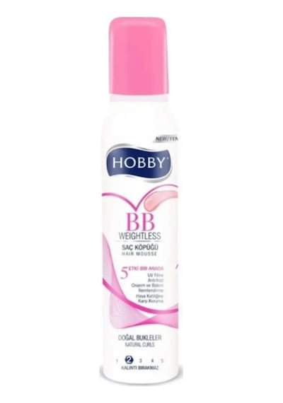 Hobby BB Onarıcı Etkili Hafif Tutuş Saç Köpüğü 150 ML