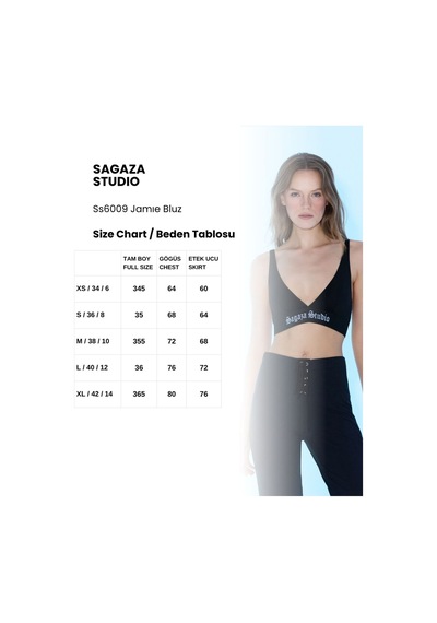 Sagaza Studio Ss6009 Jamıe Bluz SIYAH