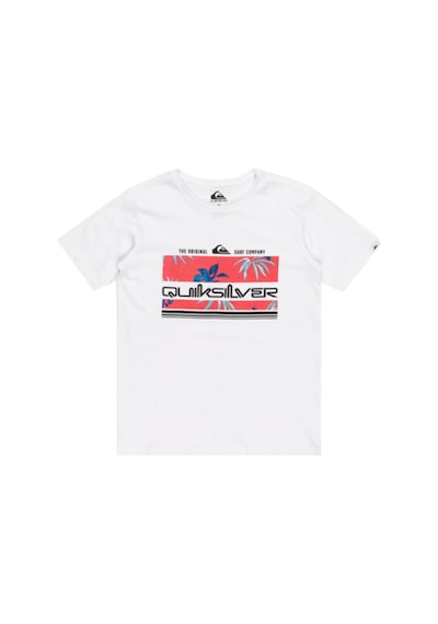 Quiksilver Tropical Rainbow Youth Erkek Çocuk Beyaz Tişört 10 Beyaz