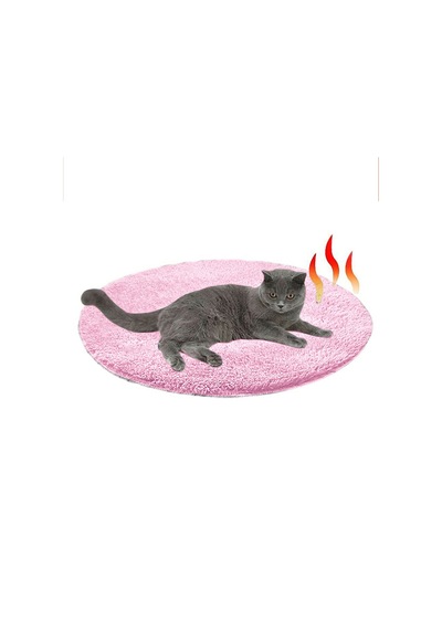 Bundera Ares Peluş Kedi Minderi 50 x 50 CM Pembe