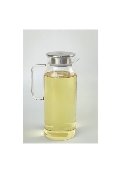 Bay 1500 Ml Borosilikat Cam Su Sürahisi - Metal Kapaklı Ve Isıya Dayanıklı Najmaddin